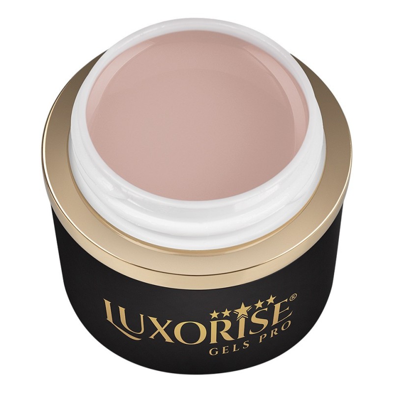 Set 2 x Gel Uv Constructie Unghii Revoflex Luxorise 50 ml, Cover Nude, Medium