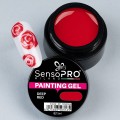 Set 2 x Gel Uv Pictura Unghii Deep Red 5 ml, SensoPRO Milano