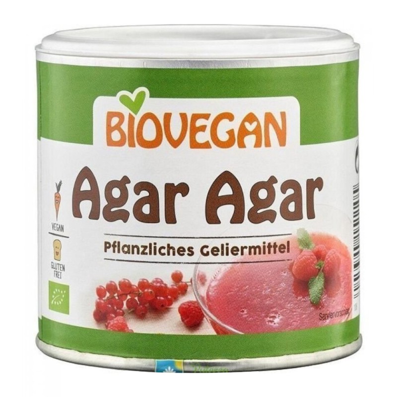 Set 2 x Gelifiant Praf Bio Agar Agar Biovegan, 100 g