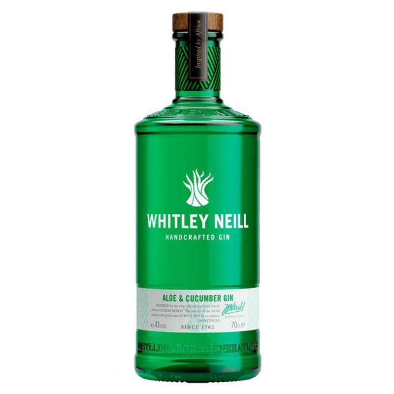 Set 2 x Gin Aloe si Castravete, Aloe & Cucumber Whitley Neill 43% Alcool, 0.7l