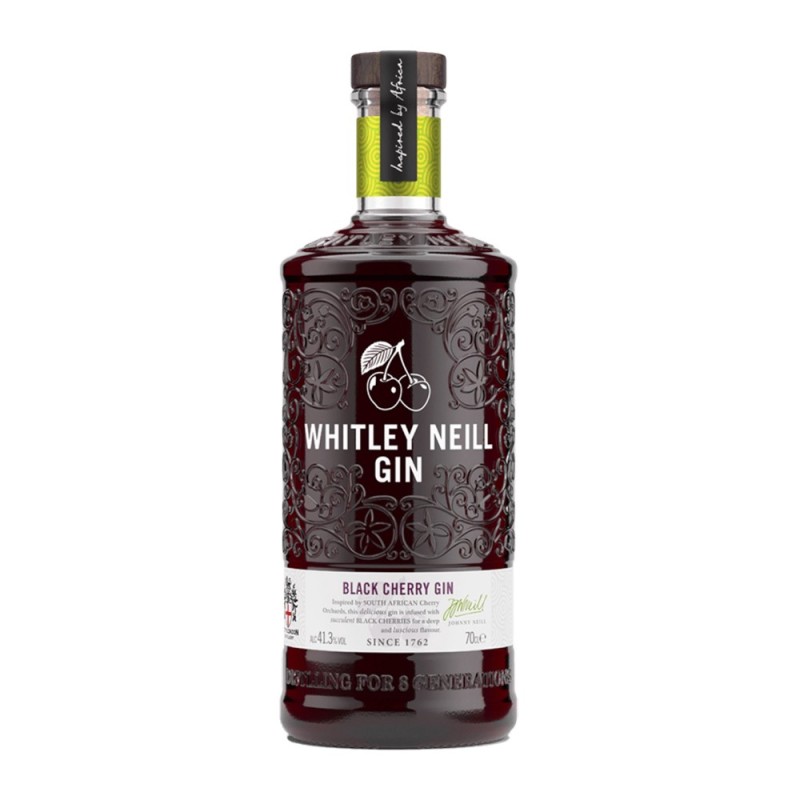 Set 2 x Gin cu Cirese Negre Whitley Neill, 41.3% Alcool, 0.7 l