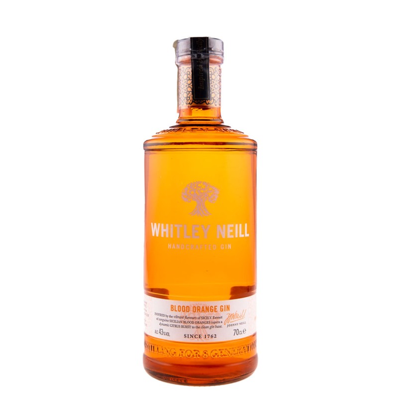 Set 2 x Gin Whitley Neill cu Portocale Rosii, 43%, 0.7 l