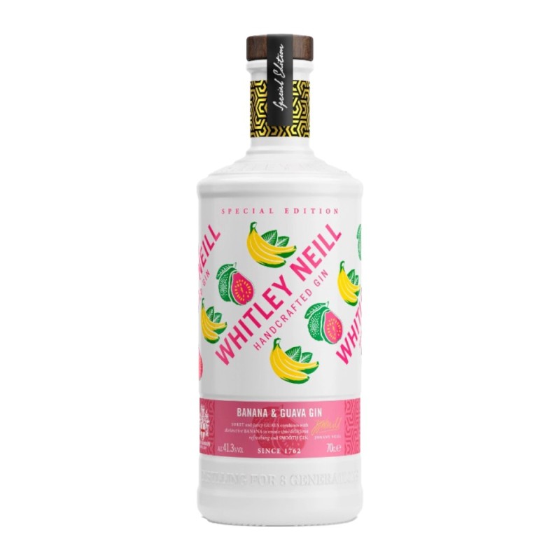 Set 2 x Gin Whitley Neill, Guava si Banana, 41.3% Alcool, 0.7 l