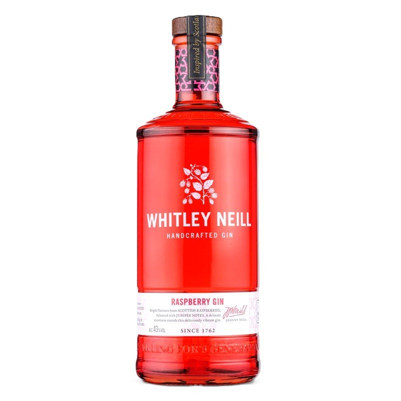 Set 2 x Gin Zmeura, Raspberry Whitley Neill, 43% Alcool, 0.7l