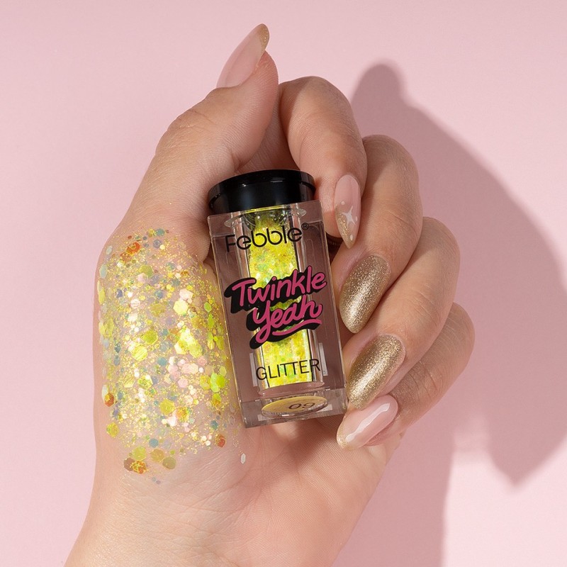 Set 2 x Glitter Pulbere Ochi si Buze Twinkle Yeah Febble, 09