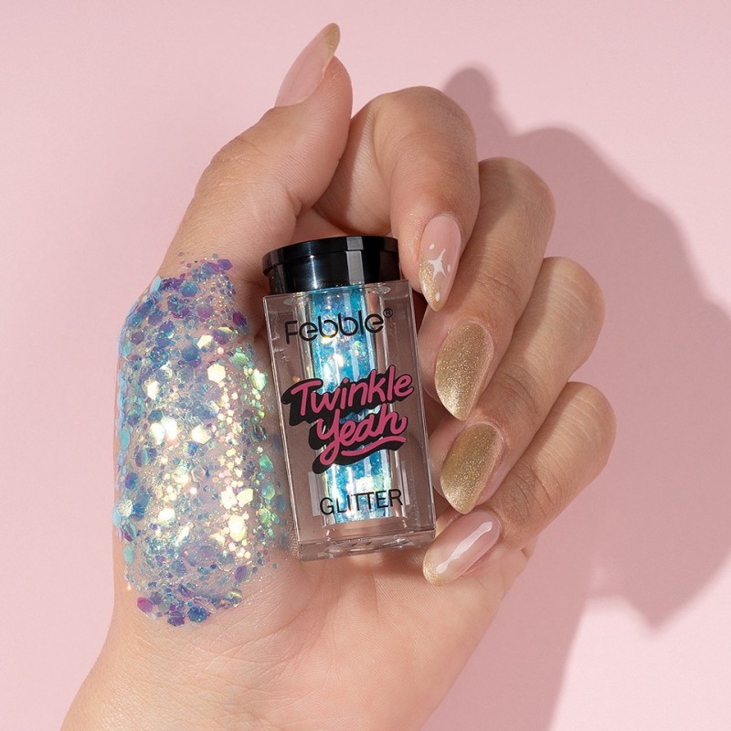 Set 2 x Glitter Pulbere Ochi si Buze Twinkle Yeah Febble 11