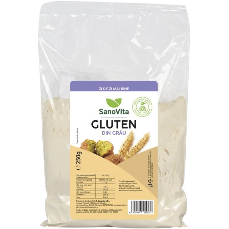 Set 2 x Gluten de Grau, Sanovita, 250 g