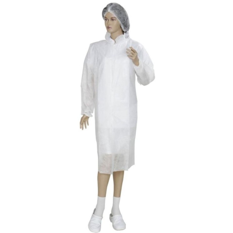 Set 2 x Halat Unica Folosinta Protectie Laborator, Prima, Alb