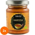 Set 2 x Harissa Pasta Picanta Bio, 125 g, Yakso