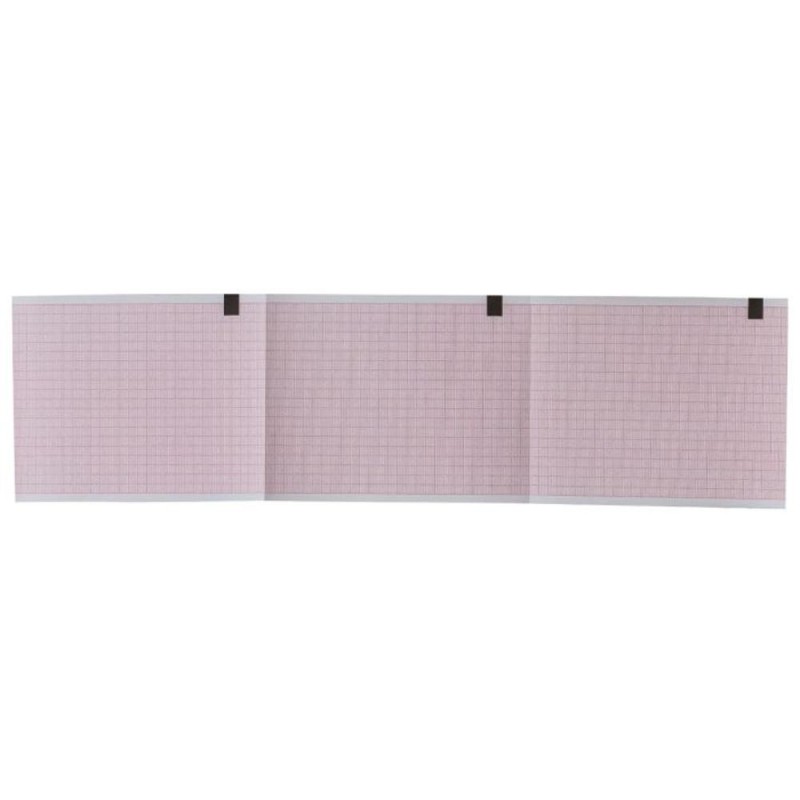 Set 2 x Hartie Electrocardiograf, Prima, 110 mm x 140 mm, Edan, Fukuda Denshi, 140 Coli