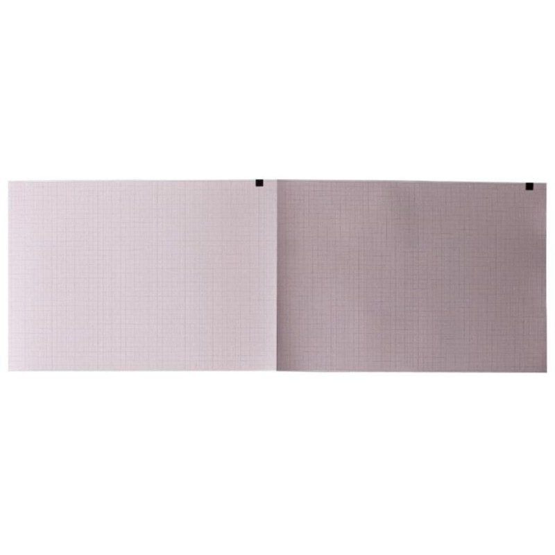 Set 2 x Hartie Electrocardiograf, Prima, 210 mm x 295 mm, Edan, Hellige, 150 Coli