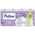 Set 2 x Hartie Igienica Pufina Lux, Lavanda, 3 Straturi, 16 Role