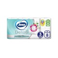 Set 2 x Hartie Igienica Zewa Deluxe Jasmine Blossom, 3 Straturi, 8 Role