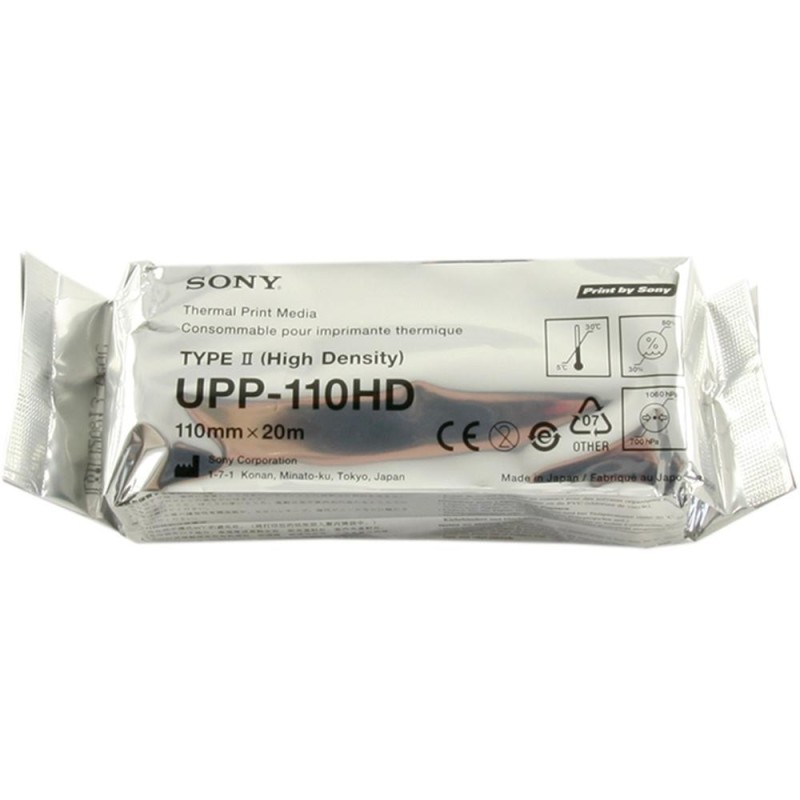 Set 2 x Hartie Termica Originala Sony High-Density, 110 mm x 20 m