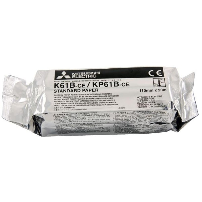 Set 2 x Hartie Termica Videoprinter Mitsubishi, Standard, 110 mm x 20 m