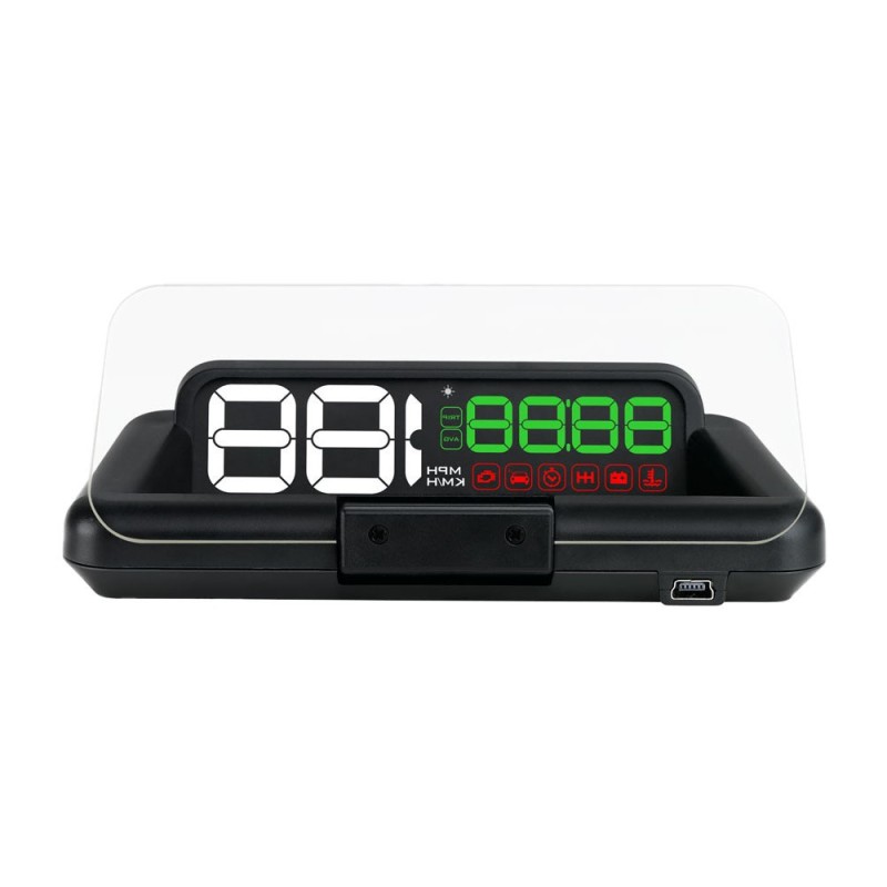Set 2 x Head-up Display Auto 5" Vision Well