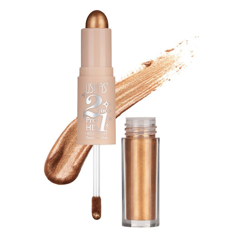 Set 2 x Iluminator 2 In 1 Baton si Lichid Pro Hd Highlighter Ushas Fantasy, 05
