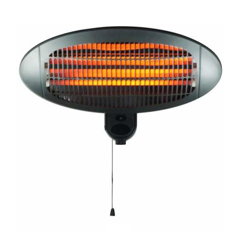 Set 2 x Incalzitor terasa Well cu quartz 2000W, montabil pe perete