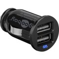 Set 2 x Incarcator Auto 2 x USB 2.1 A Negru Goobay