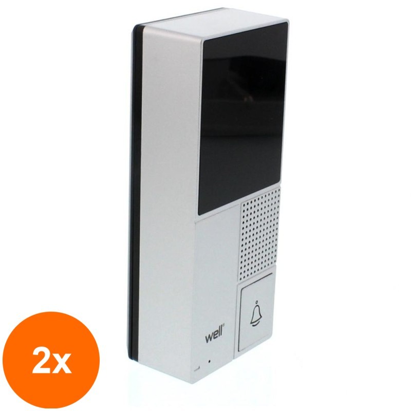 Set 2 x Interfon Audio cu Conexiune La 2 Fire, Well