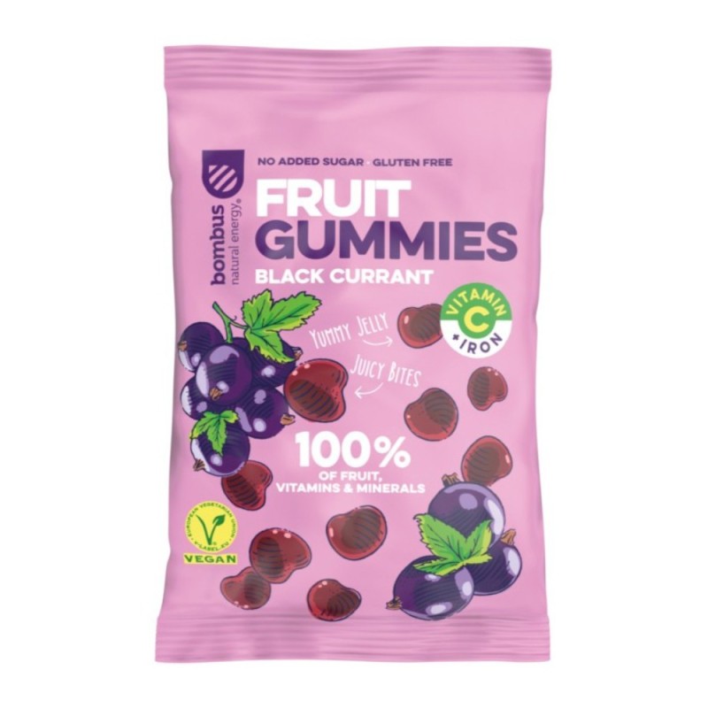 Set 2 x Jeleuri de Fructe, Bombus, cu Coacaze Negre, 35 g