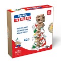 Set 2 x Joc de Societate, Deico, Turnul Instabil, din Lemn, Editia Travel