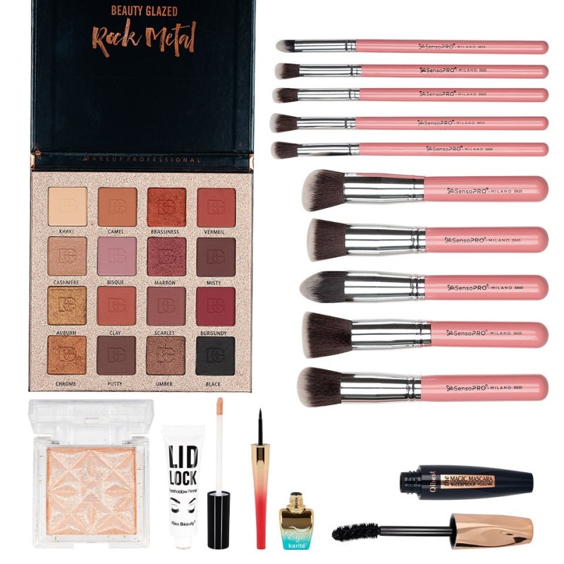 Set 2 x Kit Machiaj Golden Star + Cadouri