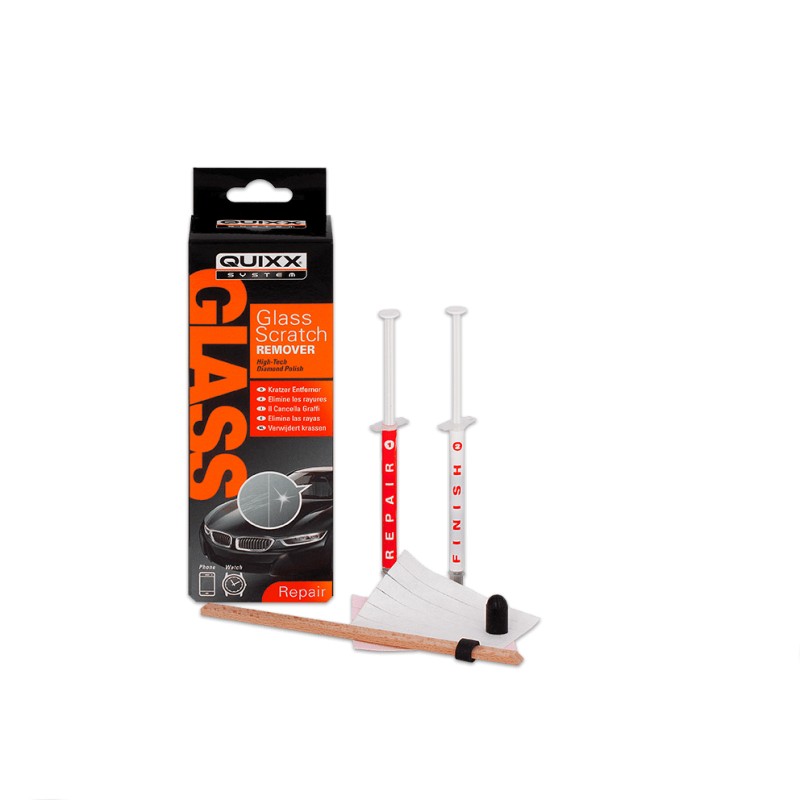 Set 2 x Kit pentru Indepartarea Zgarieturilor, Suprafete din Sticla, Quixx