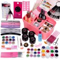 Set 2 x Kit Unghii Gel fara Lampa Uv Promotie 07 + Cadouri 12 Geluri Uv si Cutie Manichiura