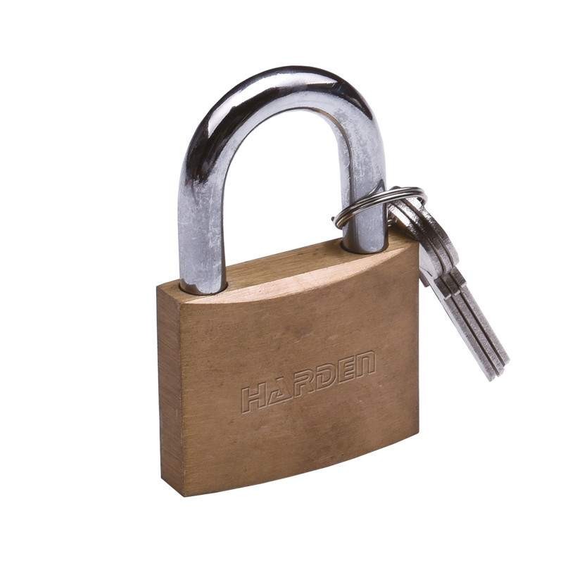 Set 2 x Lacat din Alama, Profesional, Harden, 50 mm, 3 Chei