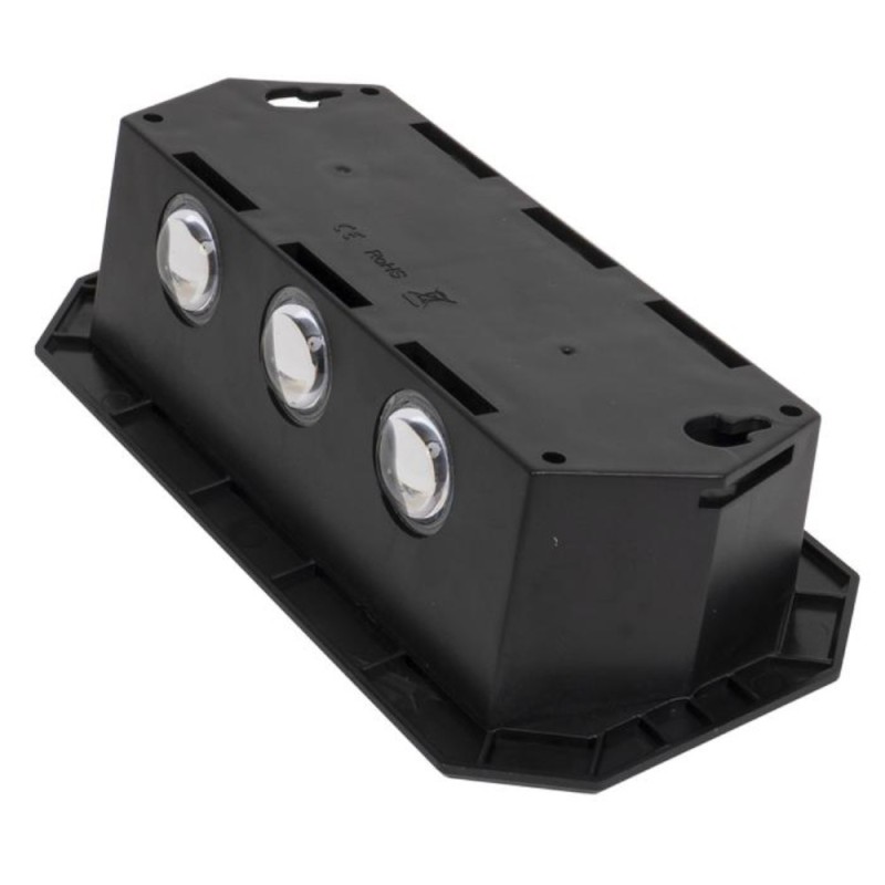 Set 2 x Lampa de Perete, 2 Culori de Lumina, Incarcare Solara, 6 LED-uri