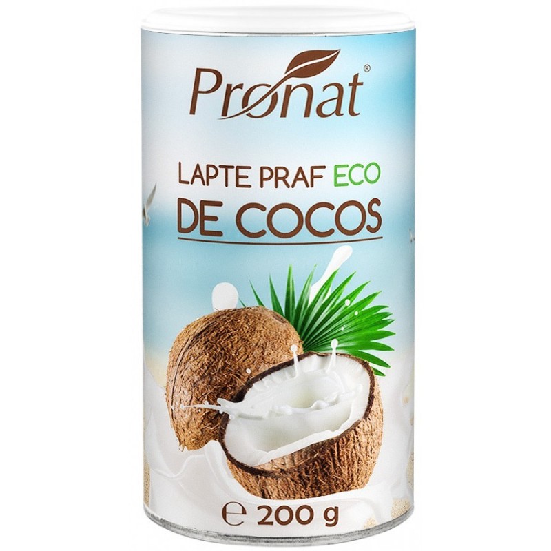 Set 2 x Lapte Praf Bio de Cocos, 200 g