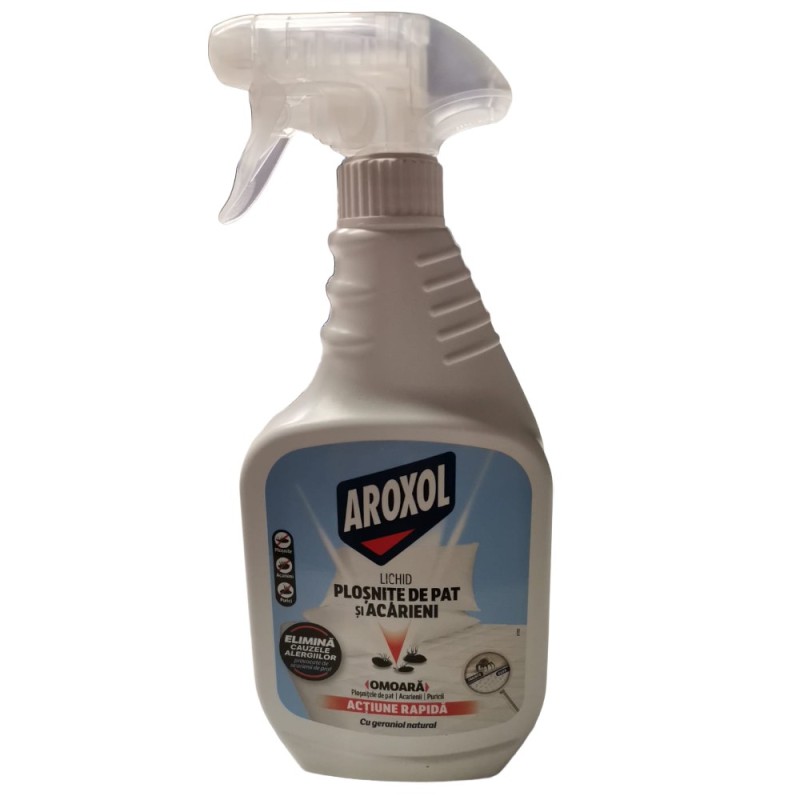 Set 2 x Lichid Aroxol Impotriva Plosnitelor si Acarienilor, 300 ml