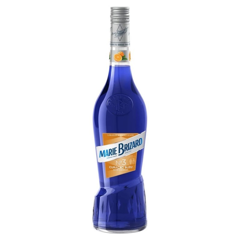 Set 2 x Lichior Blue Curacao Marie Brizard, 23% Alcool, 0.7 l