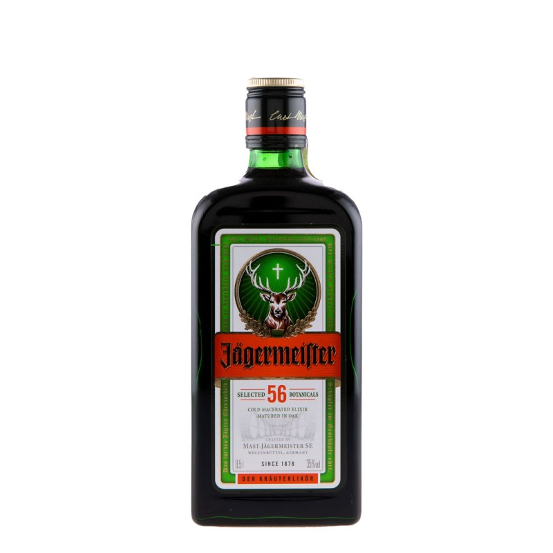 Set 2 x Lichior Digestiv Jagermeister 35%, 0.5 l