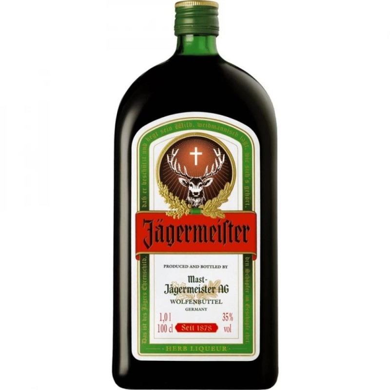 Set 2 x Lichior Jagermeister Herbal, 35% Alcool, 1 l
