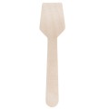 Set 2 x Lingurite de Unica Folosinta pentru Inghetata, Biodegradabile, Lemn, 96 mm, 100 Bucati/Set