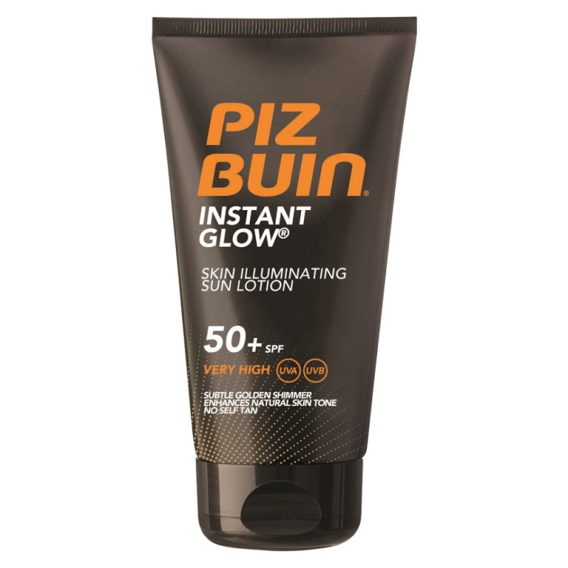 Set 2 x Lotiune cu Protectie Solara Piz Buin Instant Glow SPF 50, pentru Fata, 150 ml