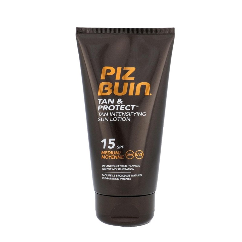 Set 2 x Lotiune cu Protectie Solara Piz Buin Tan & Protect SPF 15, 150 ml