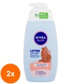Set 2 x Lotiune Hidratanta Nivea Baby, 500 ml