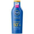 Set 2 x Lotiune Nivea Sun Protect & Moisture, SPF 50+, 400 ml
