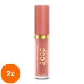 Set 2 x Luciu de Buze Max Factor 2000 Calorie Lip Glaze 075 Pink Breeze, 4.4 ml