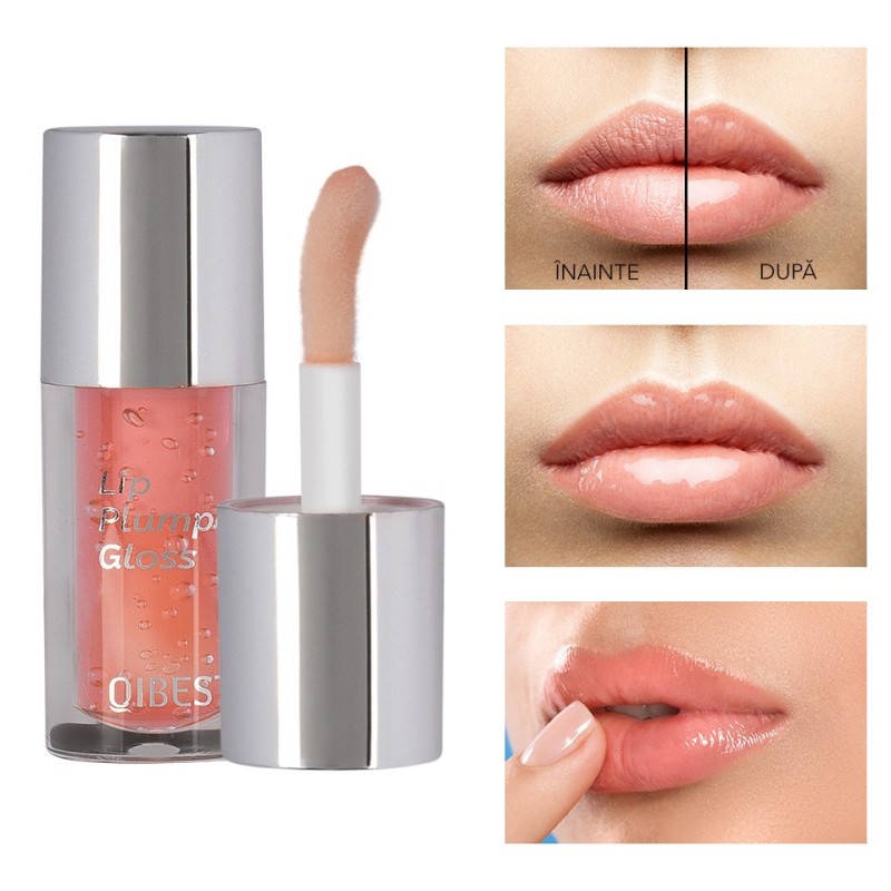 Set 2 x Luciu de Buze Qibest Lip Plumper Gloss, 02