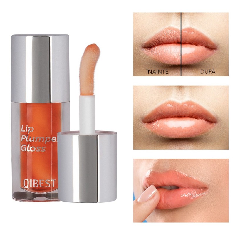 Set 2 x Luciu de Buze Qibest Lip Plumper Gloss, 04