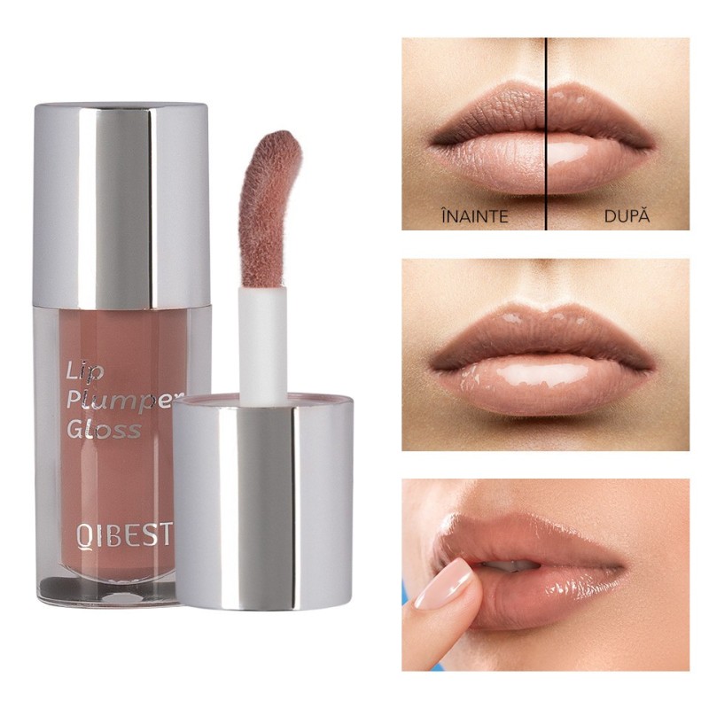 Set 2 x Luciu de Buze Qibest Lip Plumper Gloss, 05