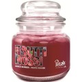 Set 2 x Lumanare Parfumata, Borcan Mic, Parfum Fructe de Padure