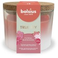 Set 2 x Lumanare Parfumata cu Capac Pluta, Floral Blessings, 66/83 mm True Joy, Bolsius