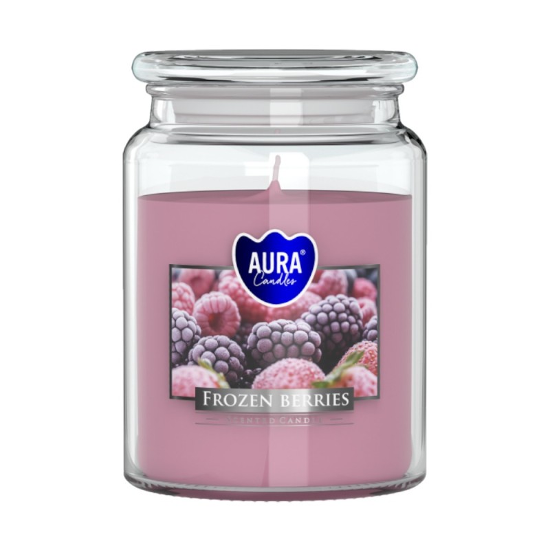 Set 2 x Lumanare Parfumata in Borcan, Bispol, Fructe de Padure Congelate