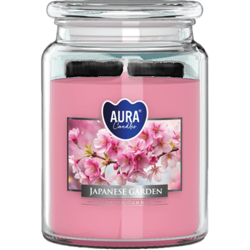 Set 2 x Lumanare Parfumata in Borcan, Parfum Floral