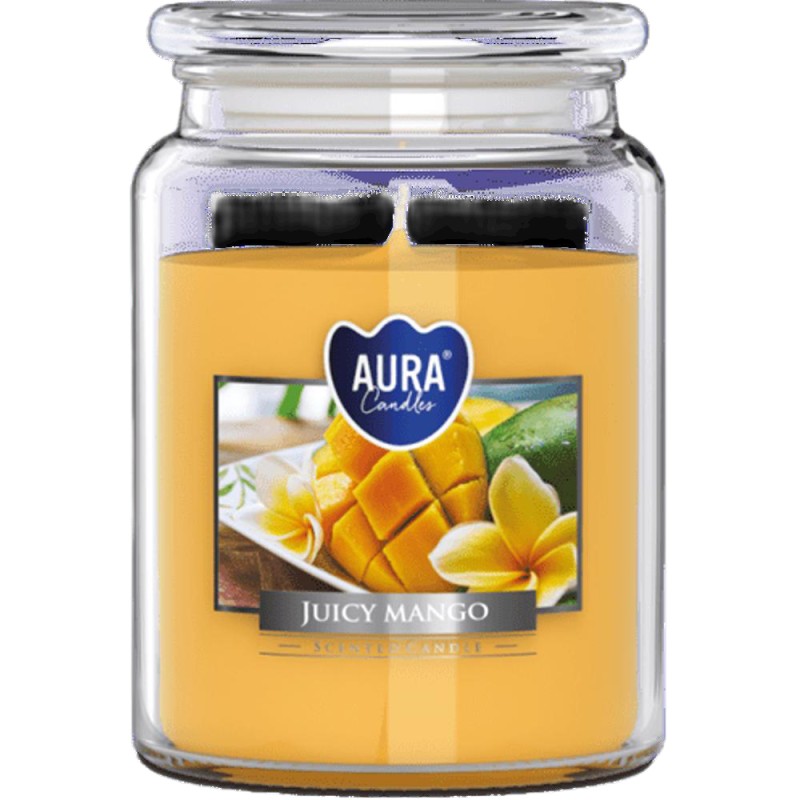 Set 2 x Lumanare Parfumata in Borcan, Parfum Mango